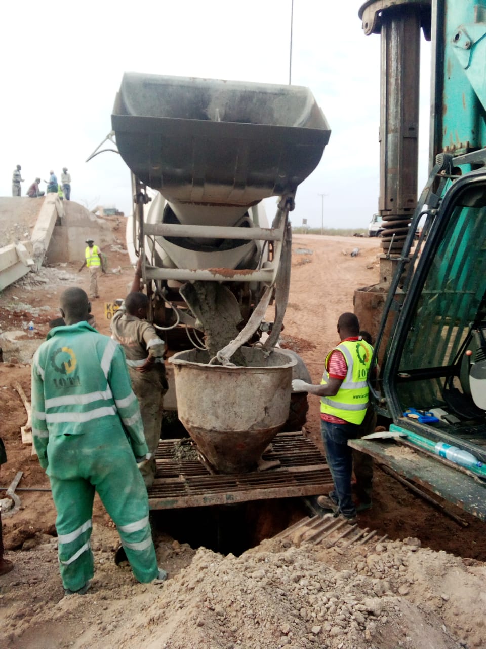 Tremie Concrete Pour